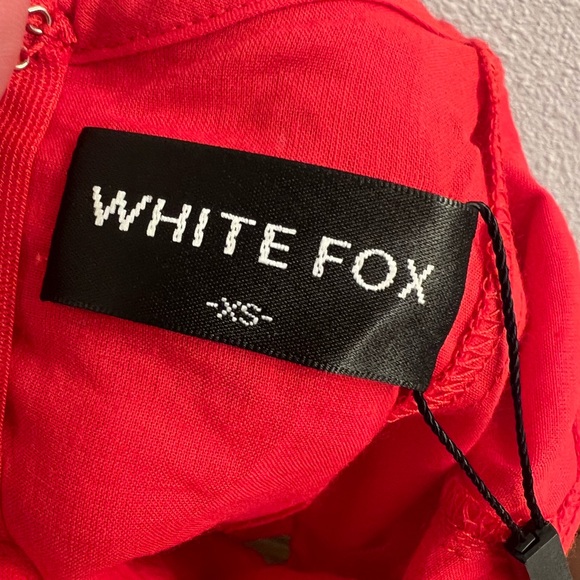 NWT White Fox Summer Crush Mini Dress Size XS 100% Cotton - Picture 3 of 4